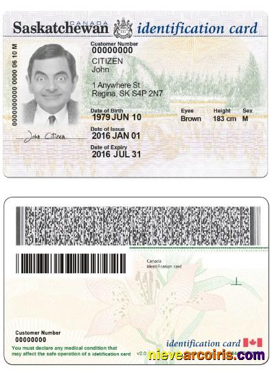 Canada Saskatchewan ID